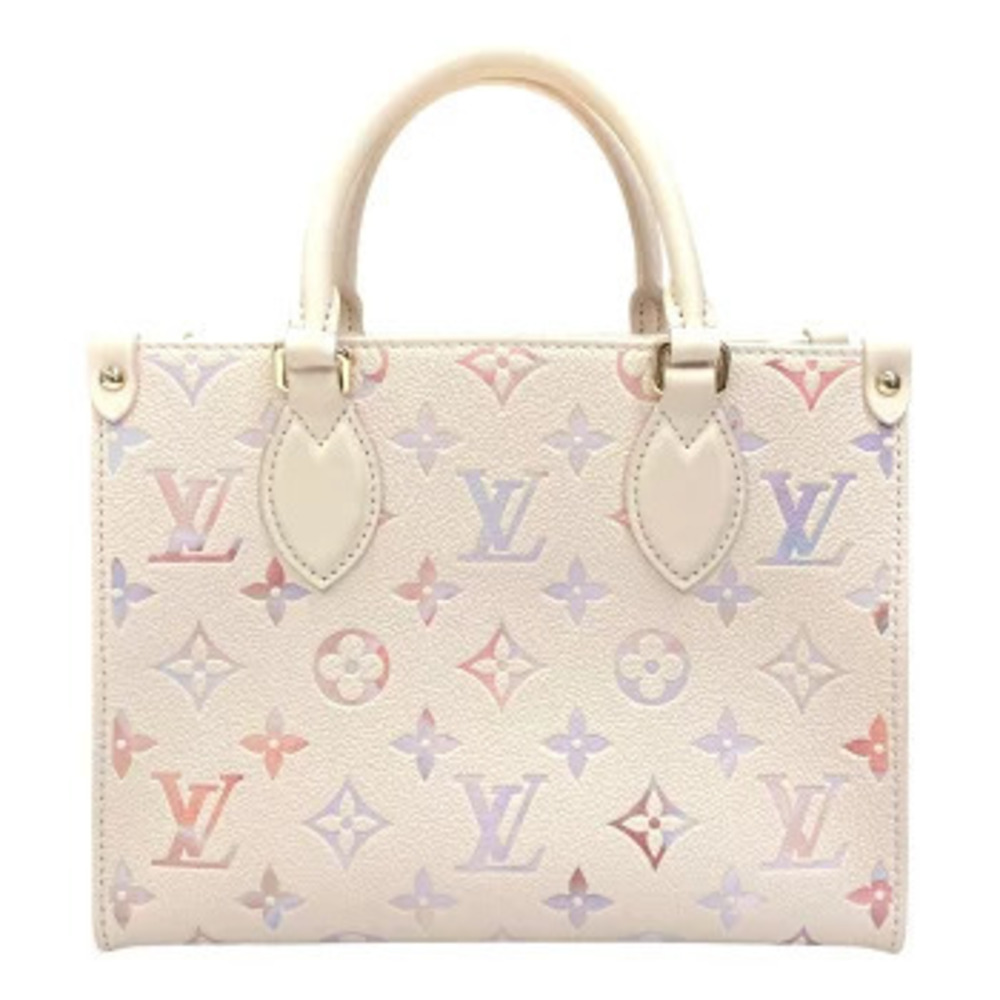 Louis Vuitton On The Go Dream Cream Monogram 2way Shoulder Bag